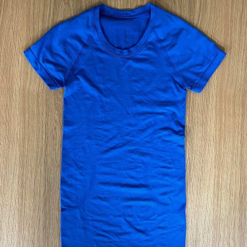 Lululemon Swiftly Tech Short Sleeve 2.0 Blazer Blue Size 0